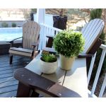 Folding Adirondack Chair in Mahogany and Walnut - Image 4