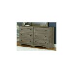 6 Drawer Dresser - Weathered Gray Ash 13586