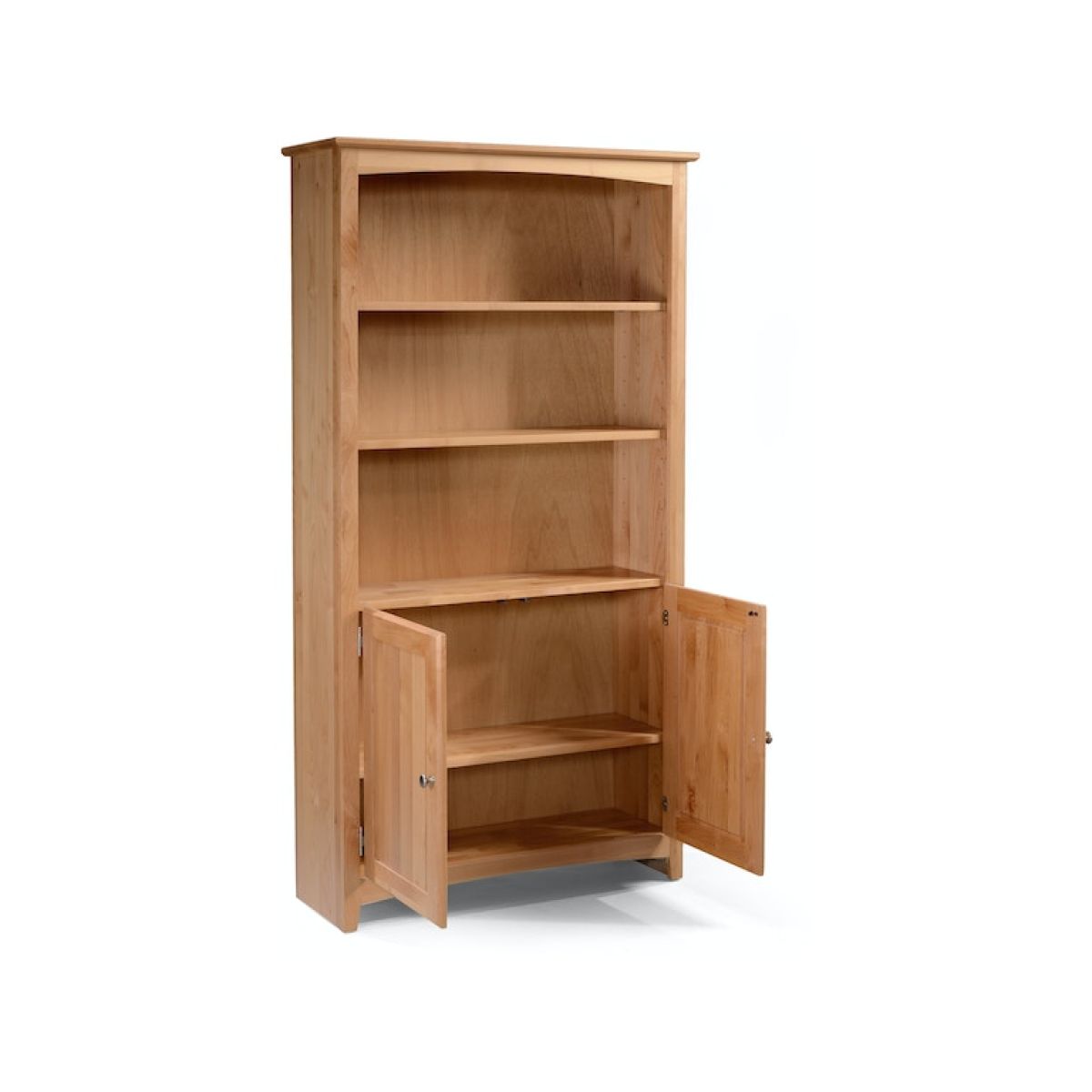 Alder Bookcase 36 x 72H with Doors - Image 3