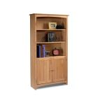 Alder Bookcase 36 x 72H with Doors
