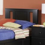 Black Twin Headboard with Side Styles 5033