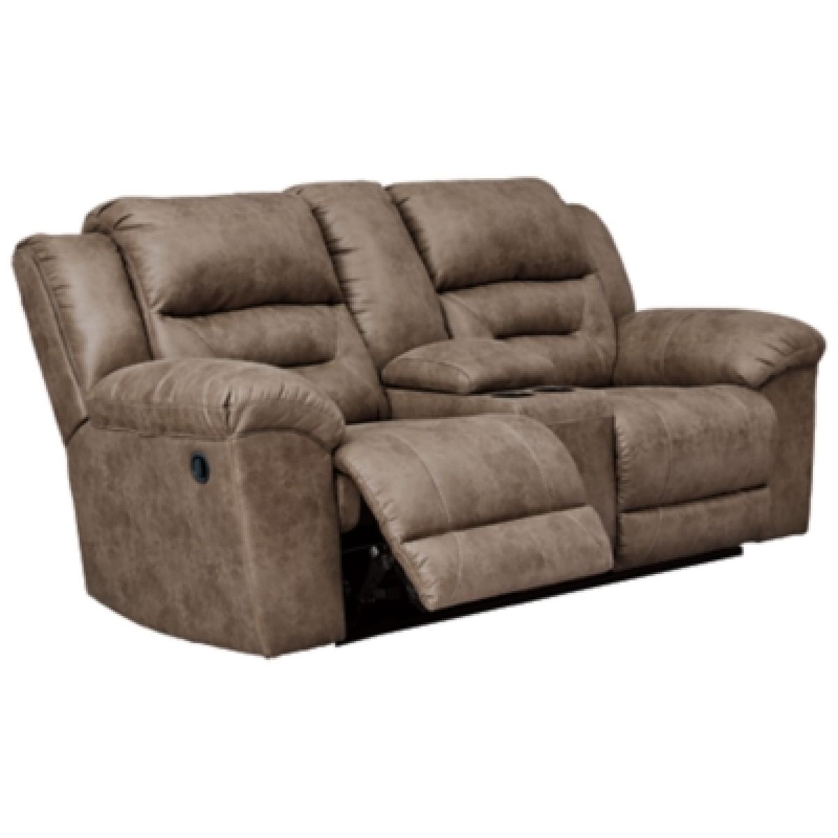 Stoneland Reclining Loveseat with Console - Image 2