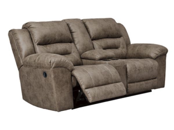 Stoneland Reclining Loveseat with Console Loveseats Ashley Furniture Stoneland Reclining Loveseat with Console Loveseats Ashley Furniture