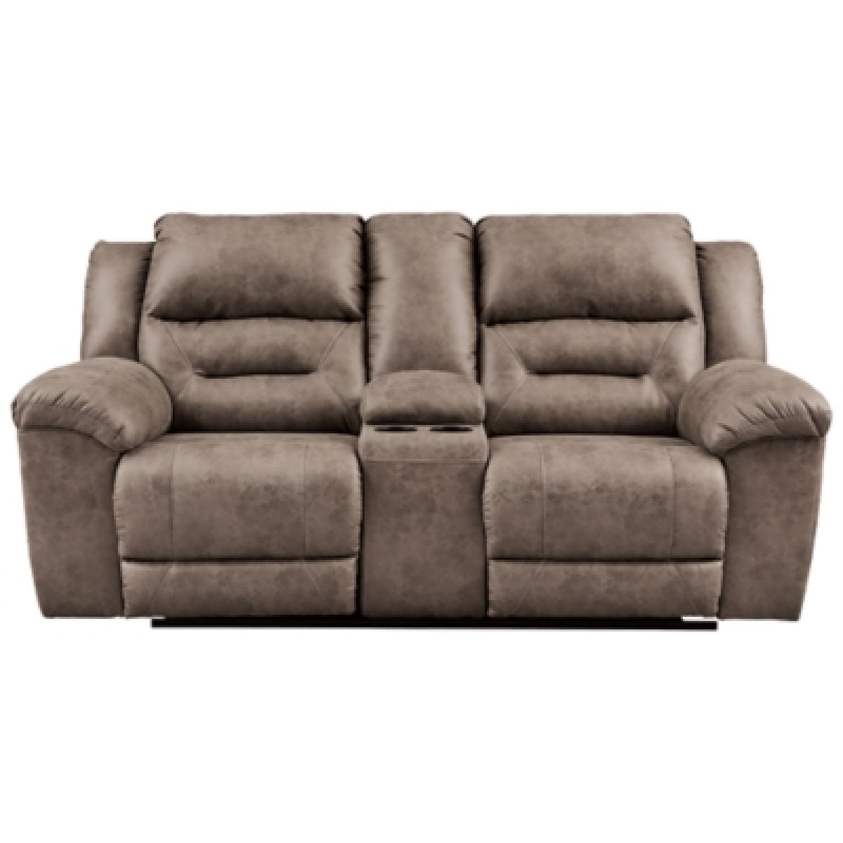 Stoneland Reclining Loveseat with Console - Image 3