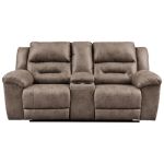 Stoneland Reclining Loveseat with Console - Image 3