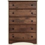 Aspen Oak 5 Drawer Chest