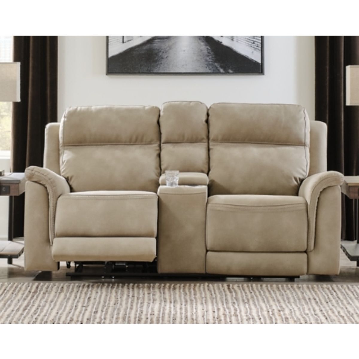 Next-Gen Durapella Power Reclining Loveseat with Console - Image 3