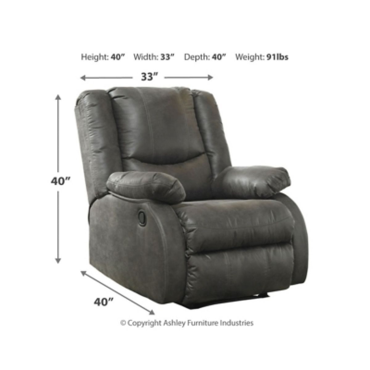 Bladewood Recliner - Image 9