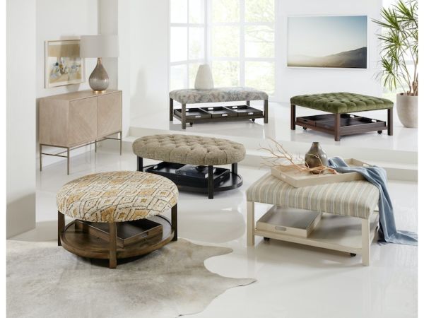 Haven Oval Tufted Ottoman - Image 3