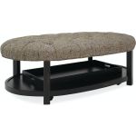 Haven Oval Tufted Ottoman