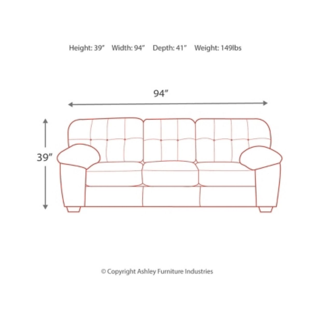 Accrington Sofa - Image 5