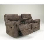 Alzena Reclining Loveseat with Console