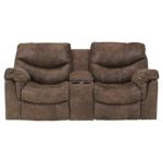 Alzena Reclining Loveseat with Console - Image 2