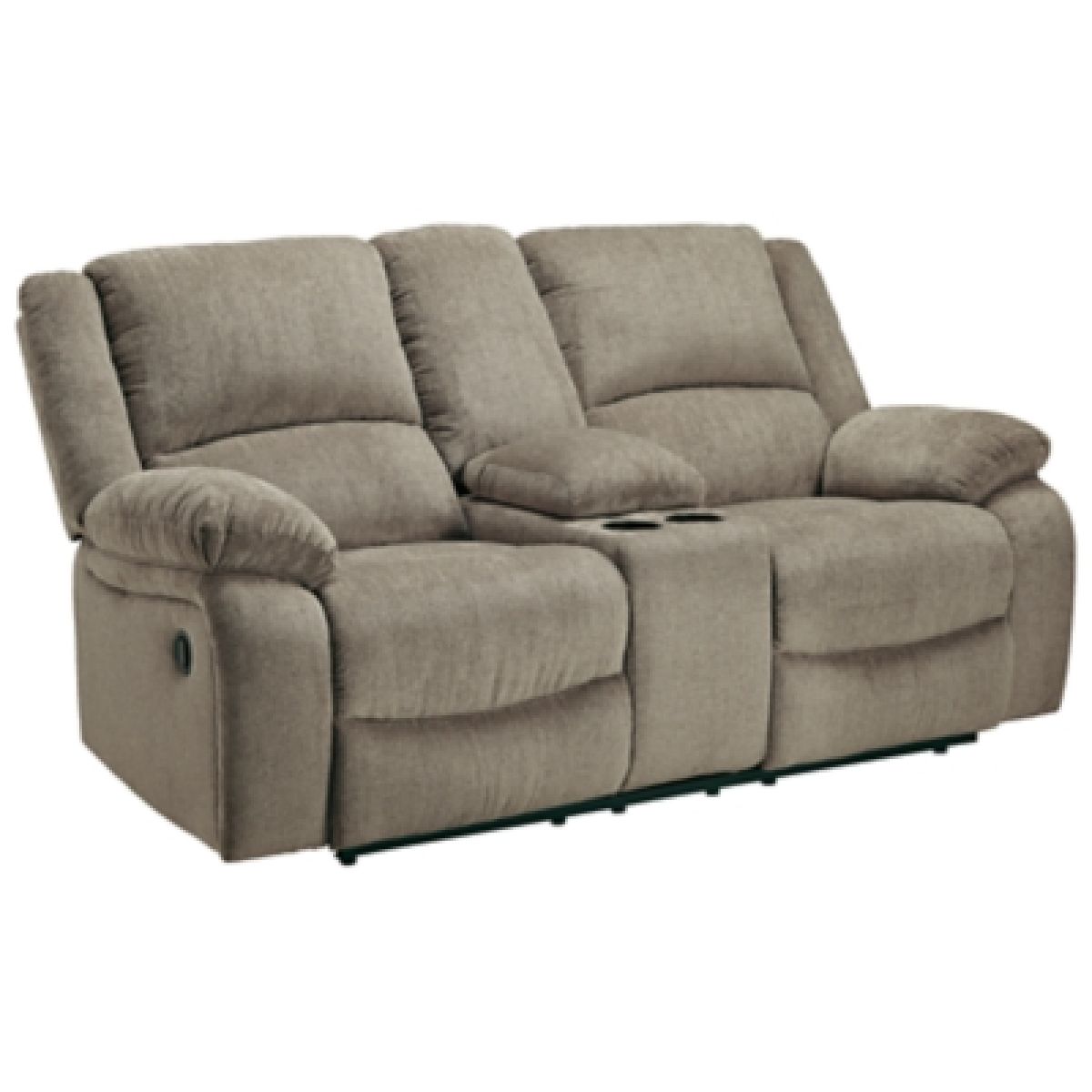 Draycoll Reclining Loveseat with Console - Image 2