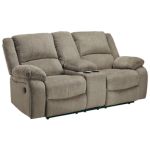 Draycoll Reclining Loveseat with Console - Image 2
