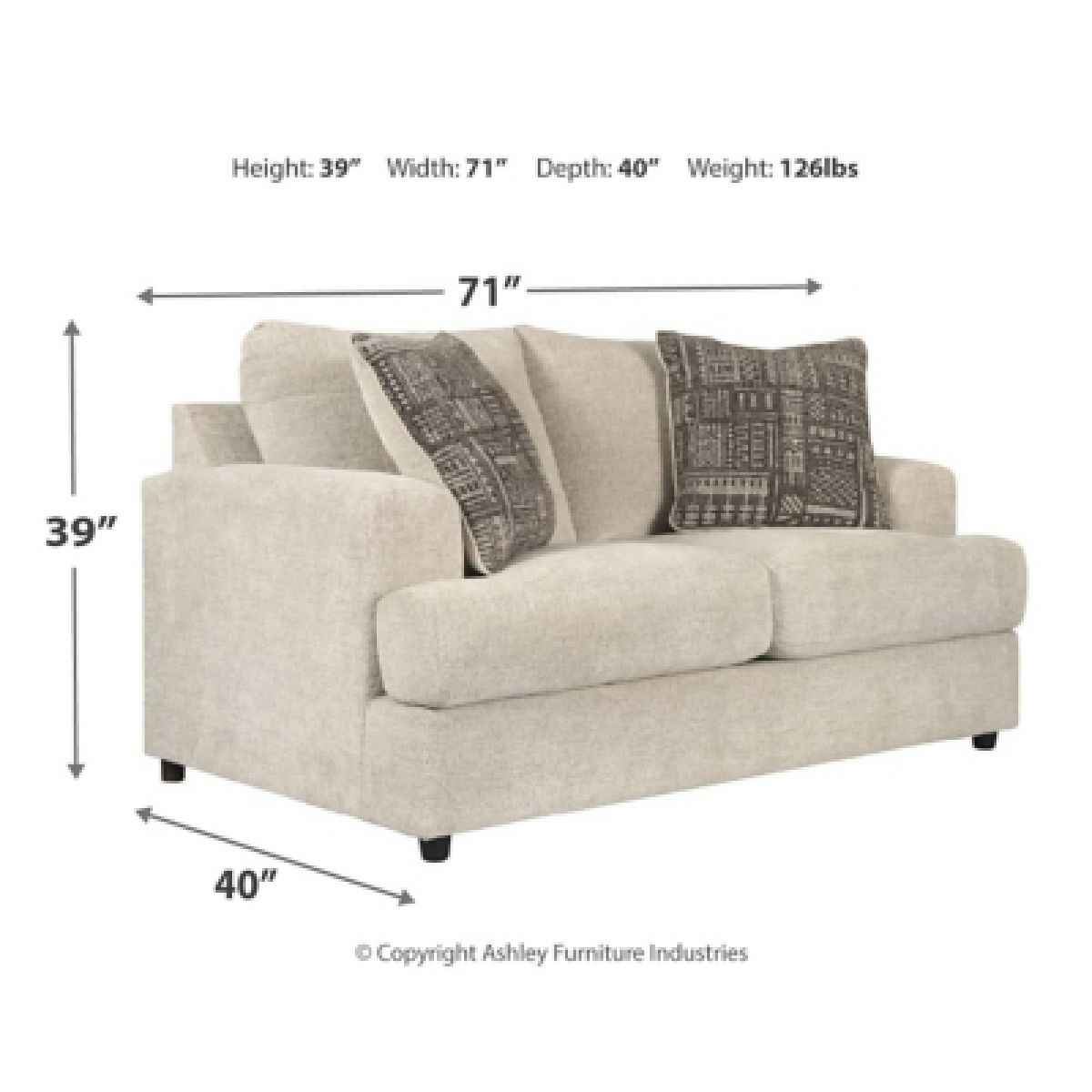 Soletren Loveseat - Image 7