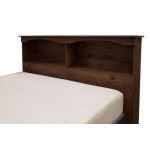 Aspen Oak F/Q Bookcase Headboard