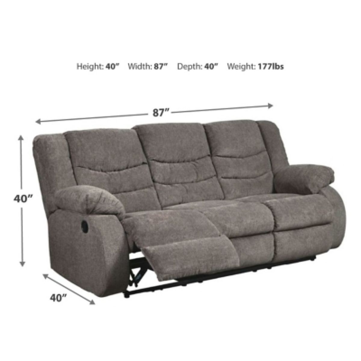 Tulen Reclining Sofa - Image 8