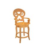 Alsace 24" Swivel Arm Bar Stool