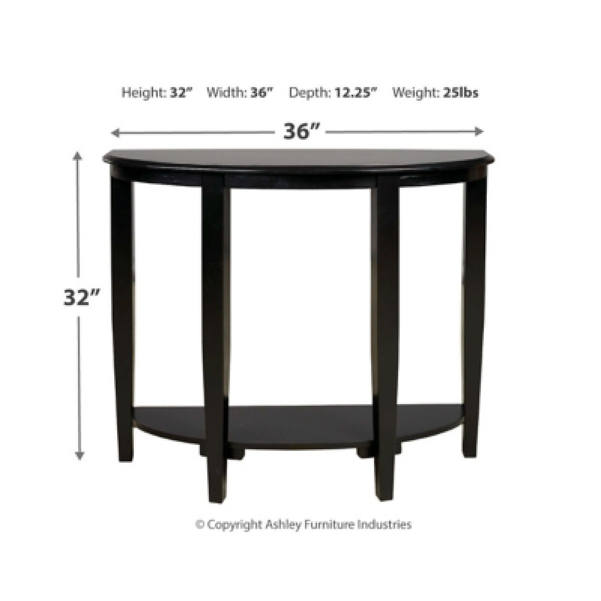 Altonwood Sofa/Console Table - Image 5