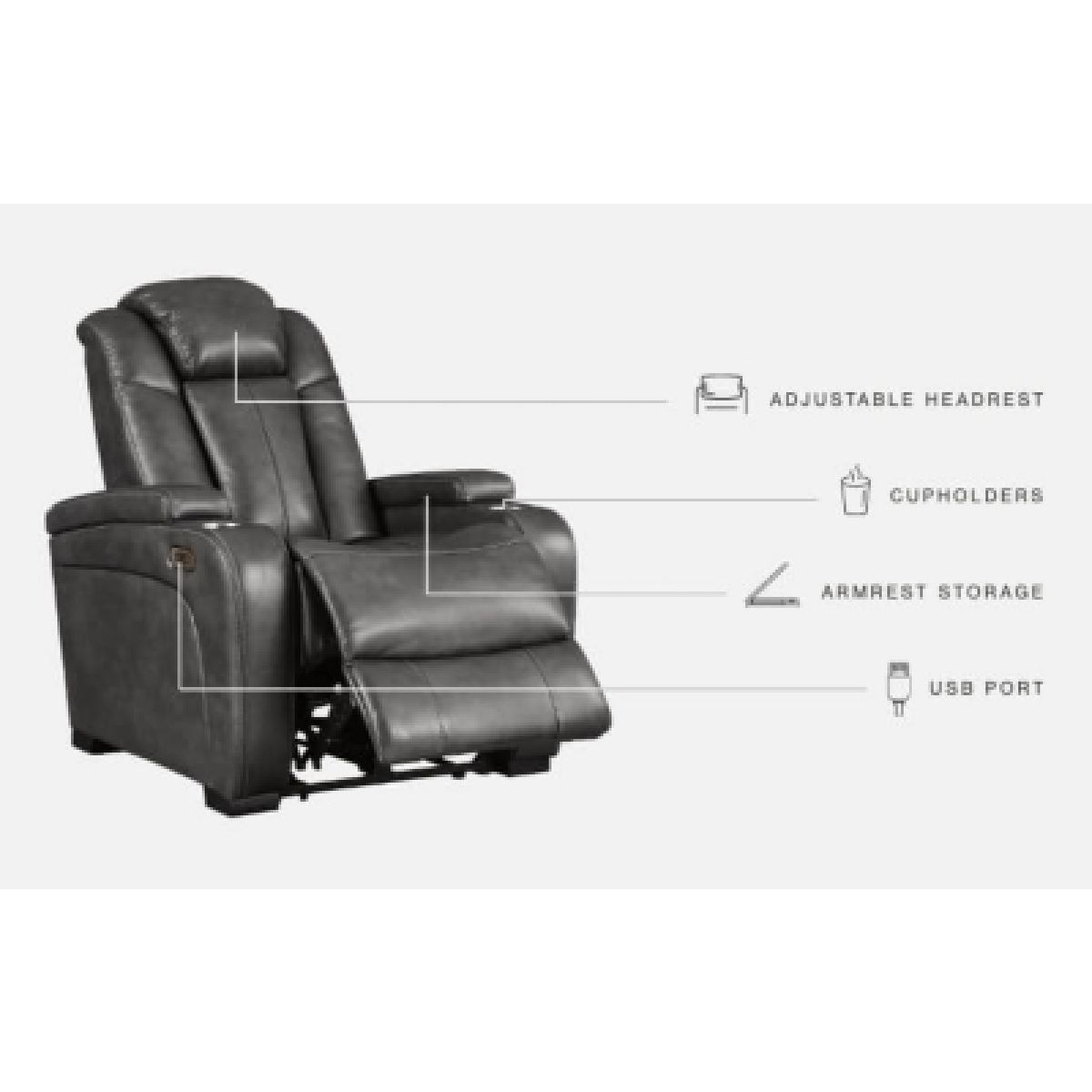 Turbulance Power Recliner - Image 5