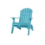 Folding Adirondack Chair in Aruba Blue