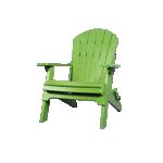 Folding Adirondack Chair in Mahogany and Walnut - Image 2