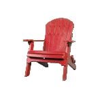 Folding Adirondack Chair in Red