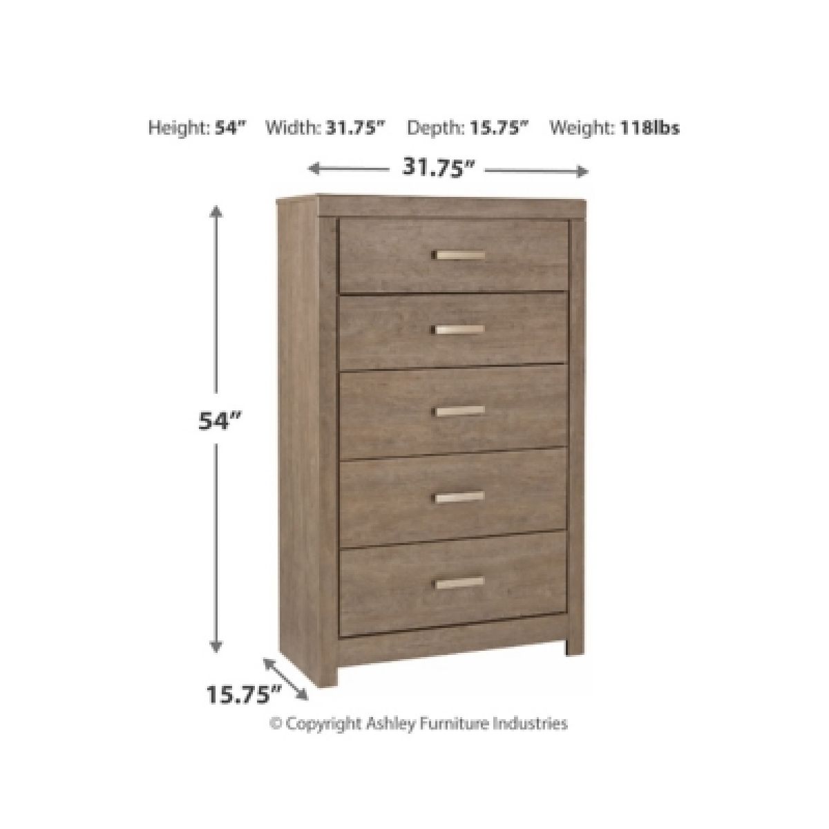 Culverbach Chest of Drawers - Image 6
