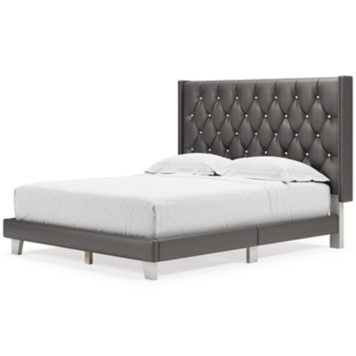 Vintasso Queen Upholstered Bed - Image 5