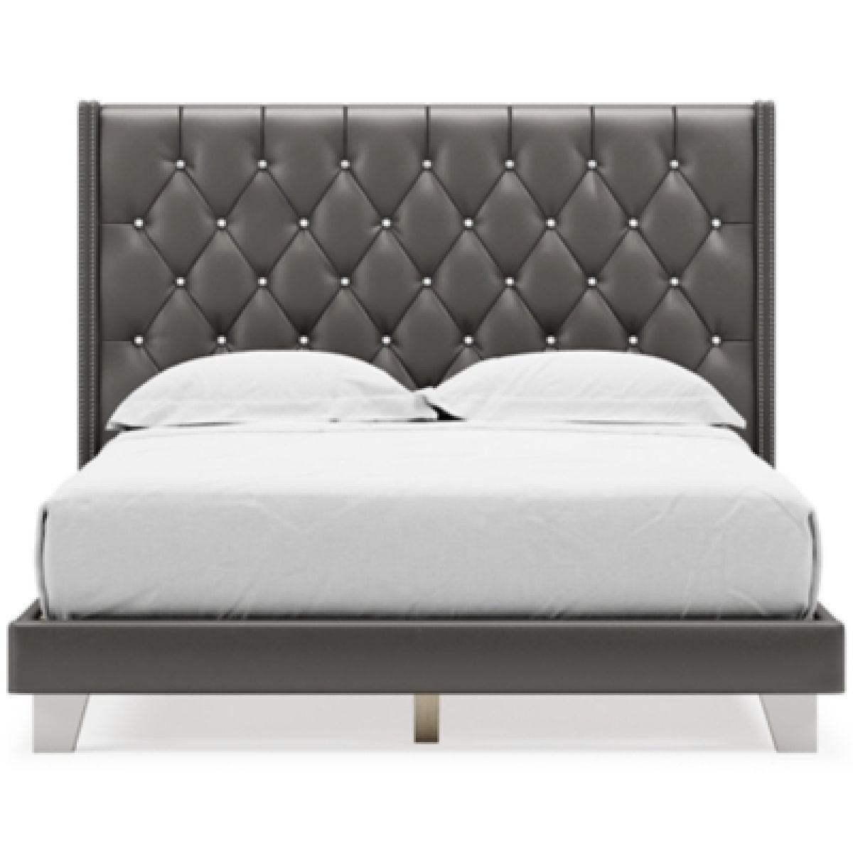 Vintasso Queen Upholstered Bed - Image 6