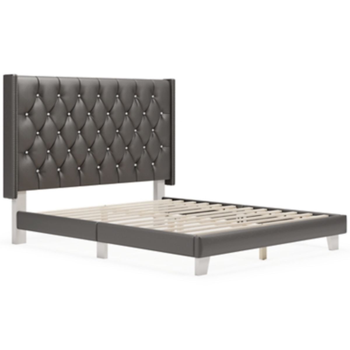 Vintasso Queen Upholstered Bed - Image 4
