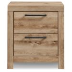 Hyanna Queen Panel Bed with Dresser, Mirror and 1 Nightstand - Image 9