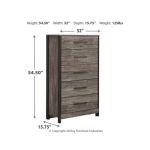 Cazenfeld Chest of Drawers - Image 5