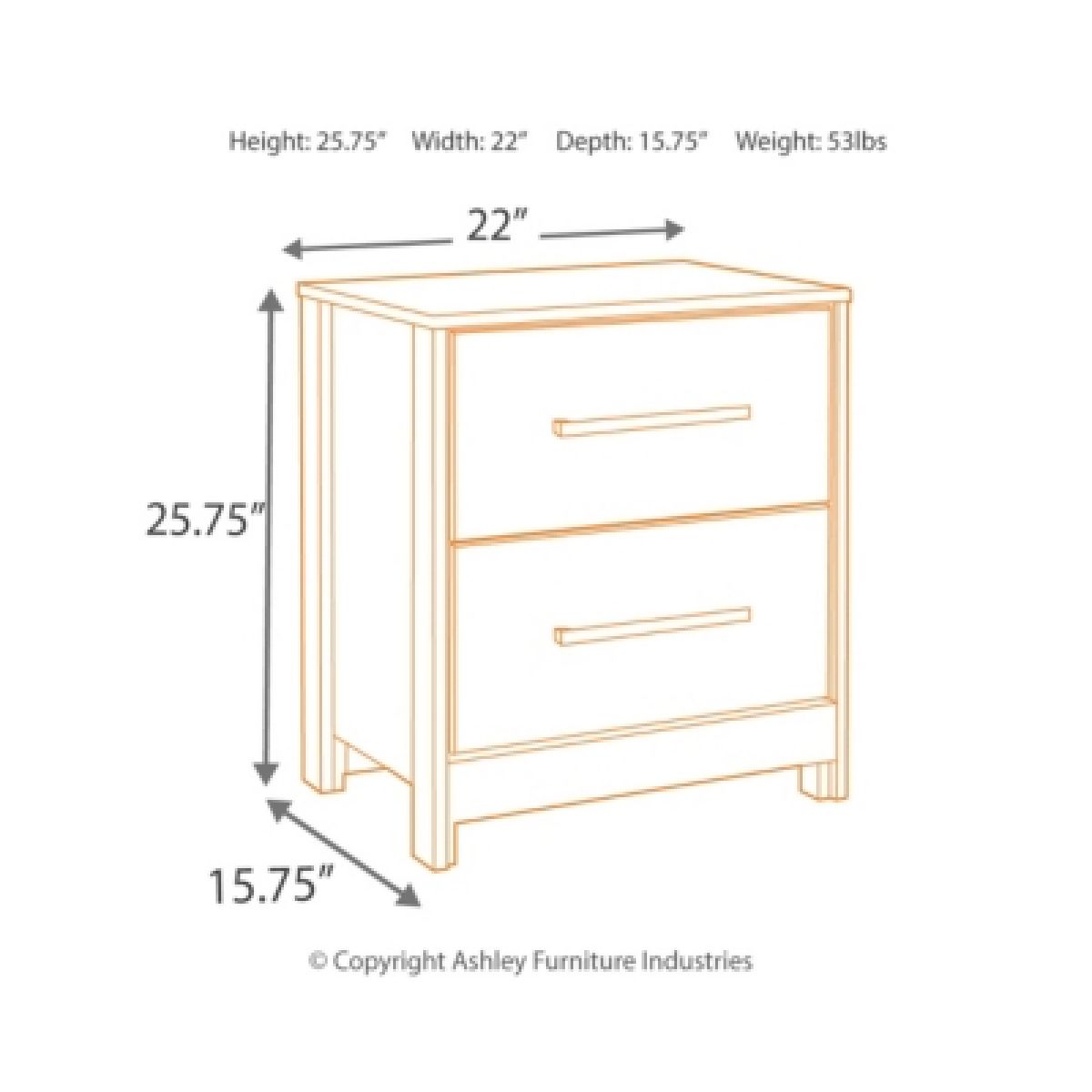 Cazenfeld Nightstand - Image 5