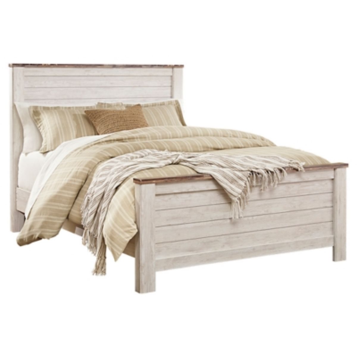 Willowton Queen Panel Bed, Dresser, Mirror and 2 Nightstands - Image 7