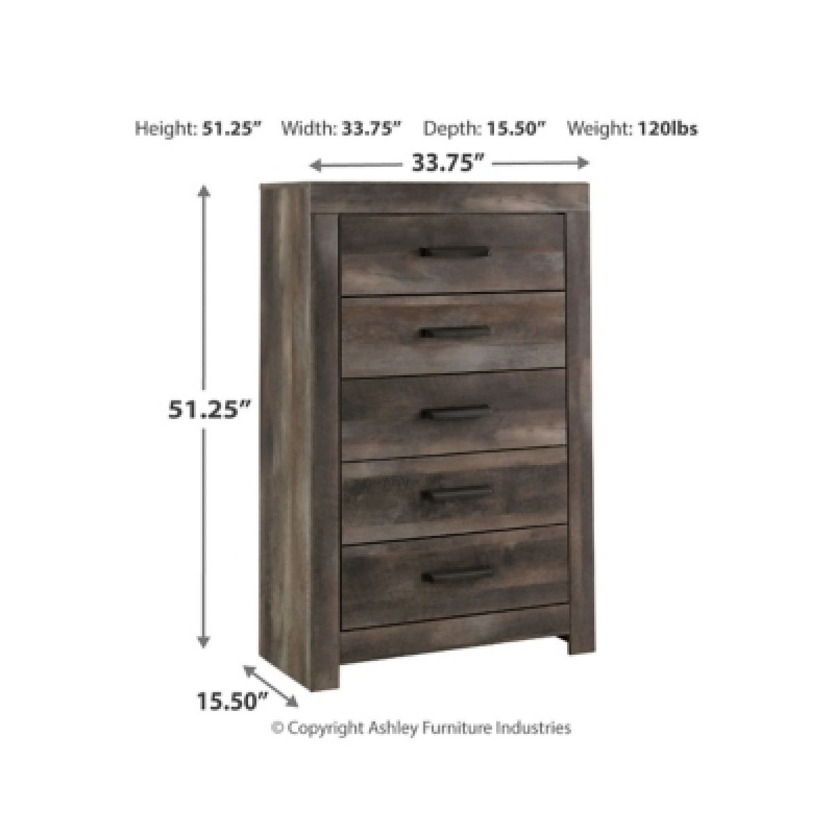 Wynnlow Chest of Drawers - Image 5