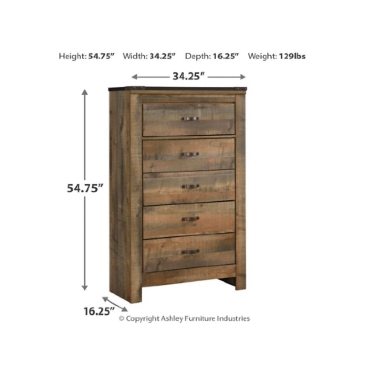 Trinell Chest of Drawers - Image 5