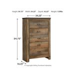 Trinell Chest of Drawers - Image 5
