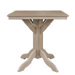 Counter Height 42″ Square Table in Slate Grey and Black - Image 2