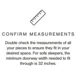 Tibbee Full Sofa Sleeper - Image 8