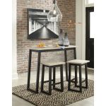 Waylowe Counter Height Dining Table and Bar Stools (Set of 3)