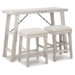 Carynhurst Counter Height Dining Table and Bar Stools (Set of 3) - Image 2
