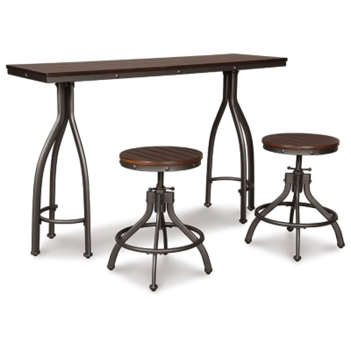 Odium Counter Height Dining Table and Bar Stools (Set of 3) - Image 2