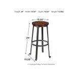 Challiman Bar Height Bar Stool - Image 5