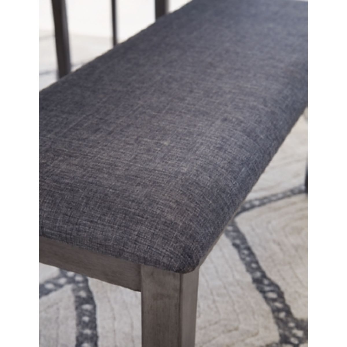 Bridson Dining Table and Chairs with Bench (Set of 6) - Image 6