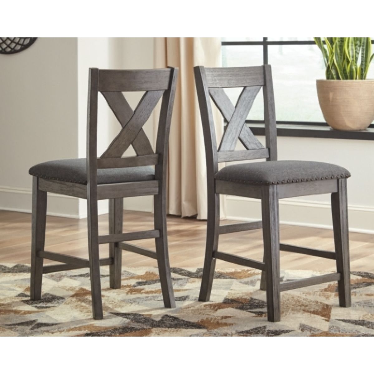 Caitbrook Counter Height Upholstered Bar Stool - Image 3