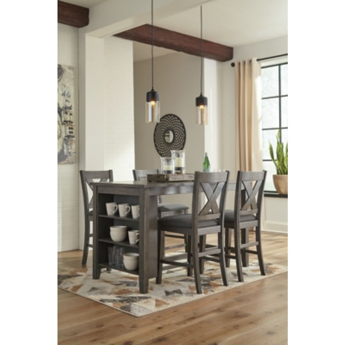 Caitbrook Counter Height Upholstered Bar Stool - Image 6