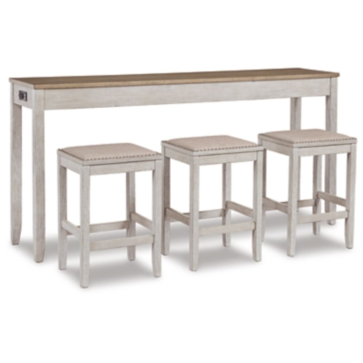 Skempton Counter Height Dining Table and 3 Bar Stools - Image 4