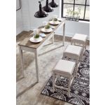 Skempton Counter Height Dining Table and 3 Bar Stools - Image 7